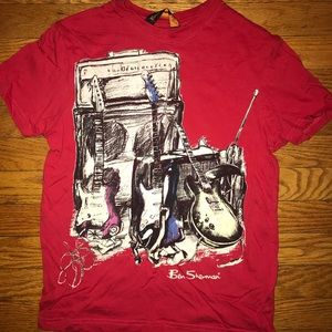 Boys Ben Sherman Graphic Tee Sz 10-11